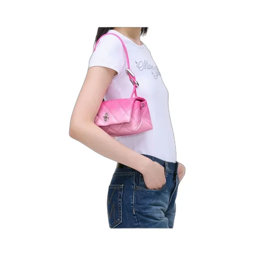 The Quilted Ombre Mini Dual Shoulder Bag