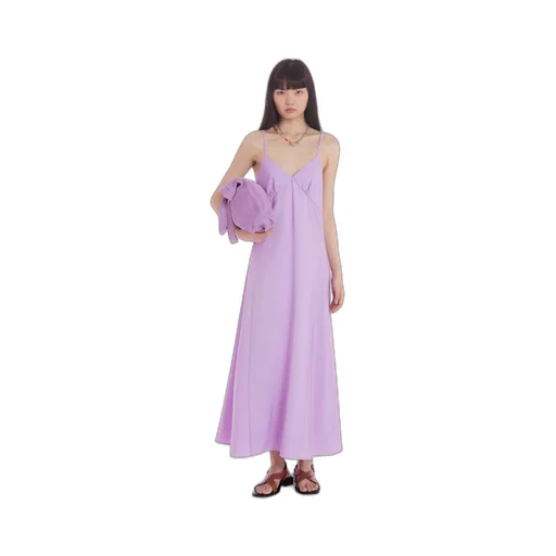 Sleeveless V-Neck Flared Dress