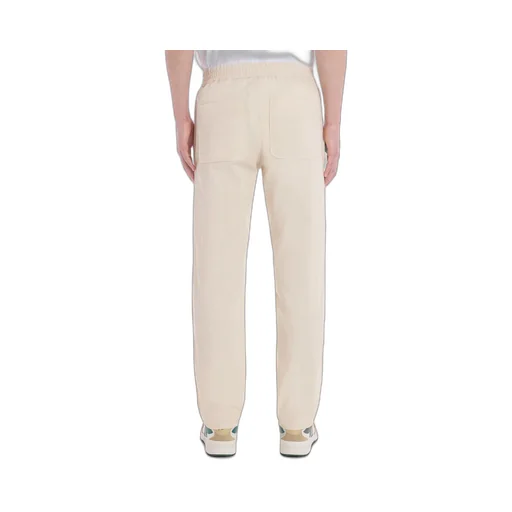Logo Embroidered Straight-Leg Trousers
