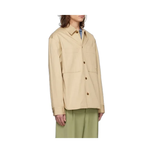 Logo Embroidered Long-Sleeved Shirt