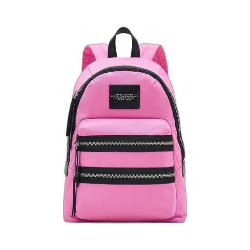 The Biker Logo-Patch Zipped Large Backpack
