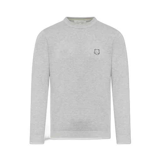 Fox Head Patch Fine-Knit Jumper