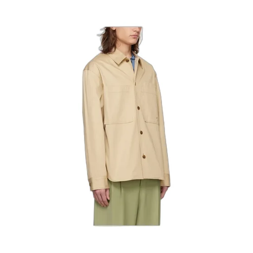 Logo Embroidered Long-Sleeved Shirt