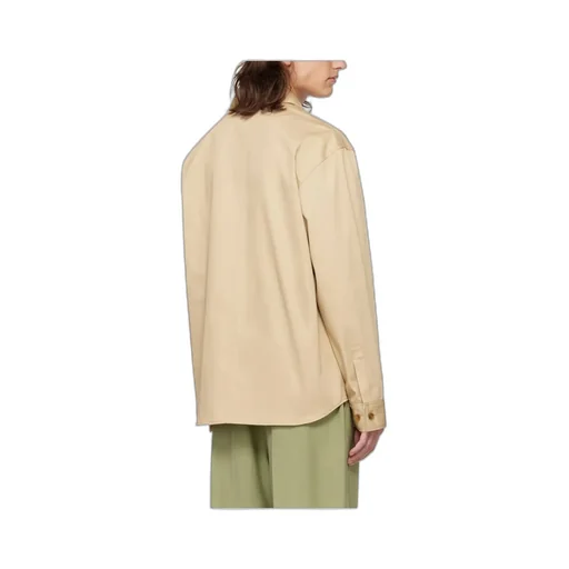 Logo Embroidered Long-Sleeved Shirt