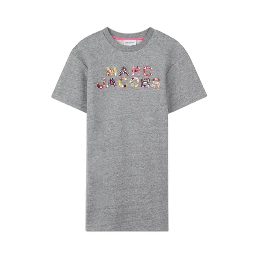 Short-Sleeved Round Neck Dress