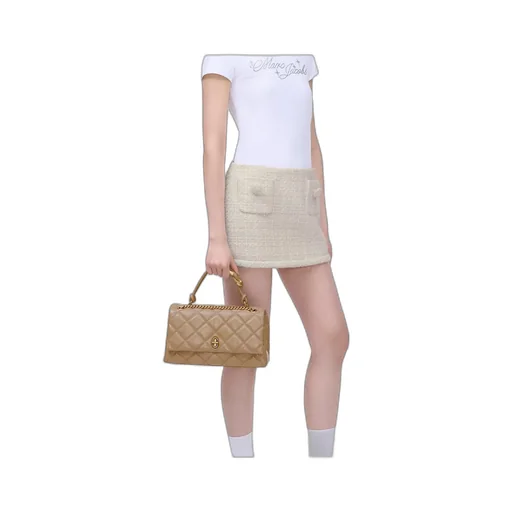 The Quilted Dual Convertible Shoulder Bag