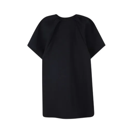 Dress With Short Sleeves And Crew Neck