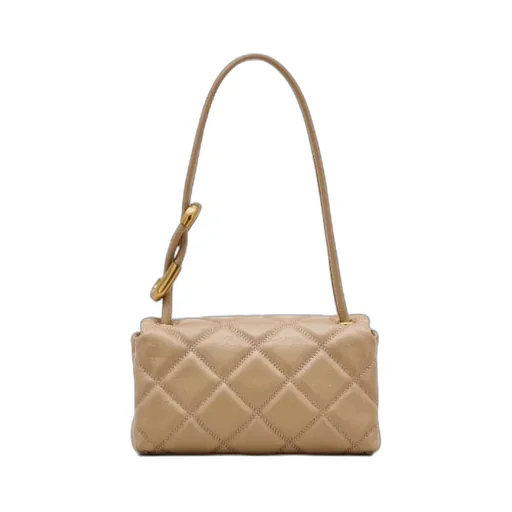 The Quilted Leather Mini Dual Shoulder Bag