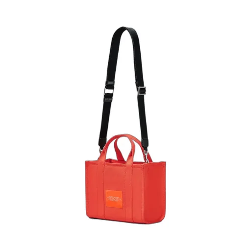 Logo Printed Zip-Up Small Tote Bag