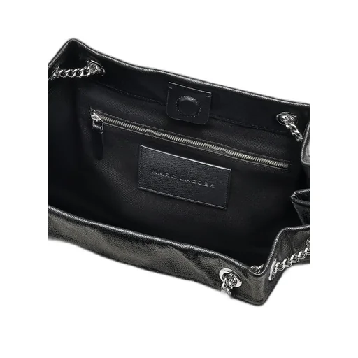 The Quilted Denim Large Chain Sack Bag