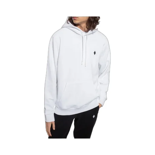 Cross-Motif Cotton Hoodie