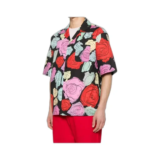 Orion Print Poplin Bowling Shirt