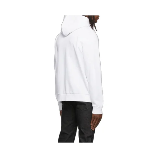 Cross-Motif Cotton Hoodie
