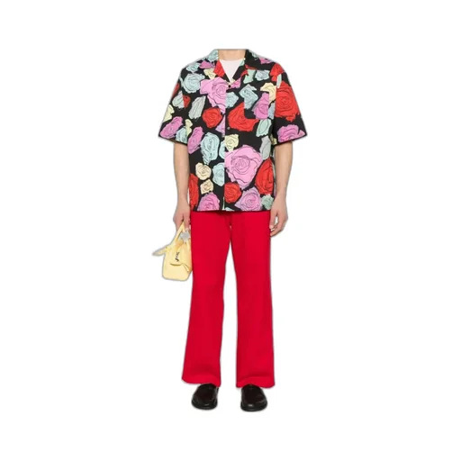 Orion Print Poplin Bowling Shirt