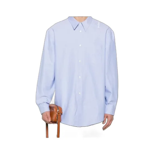 Logo Embroidered Oxford Shirt
