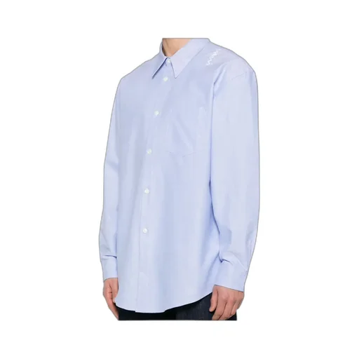 Logo Embroidered Oxford Shirt