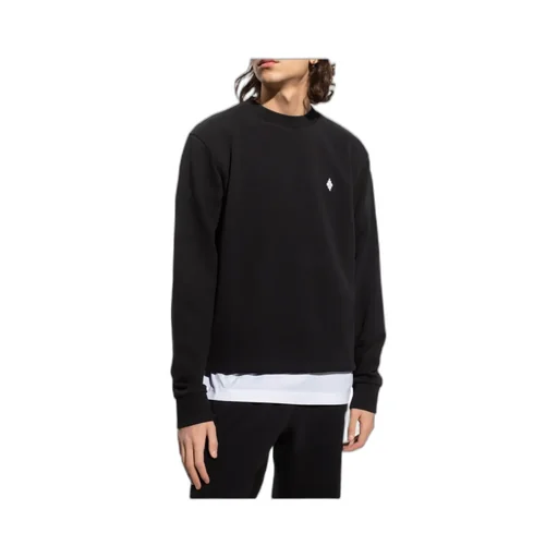 County Of Milan Logo Embroidered Crewneck Sweatshirt