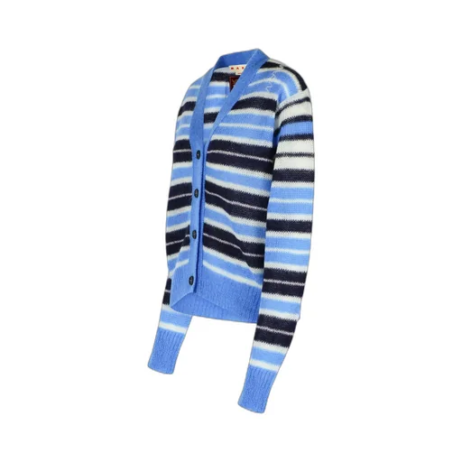 V-Neck Striped Cardigan