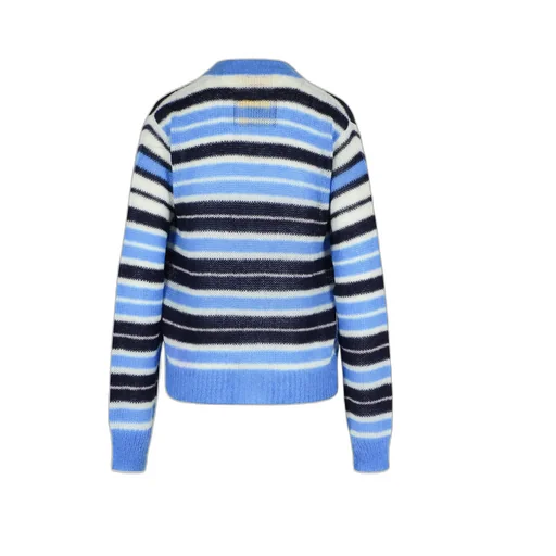 V-Neck Striped Cardigan