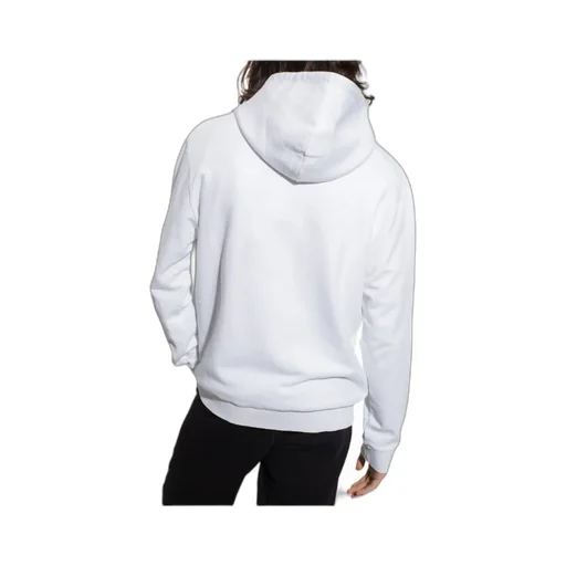 Cross-Motif Cotton Hoodie