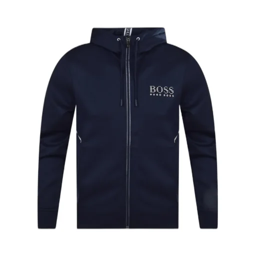 Logo Hooded Casual Jacket
