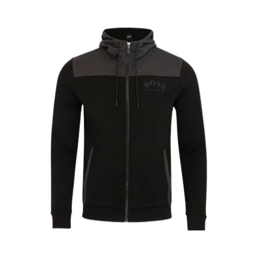 Logo Hooded Casual Jacket