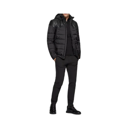 Cotton-Padded Suit With Hooded Jacket