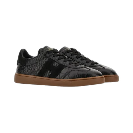 Cool Embossed Lace-Up Sneakers