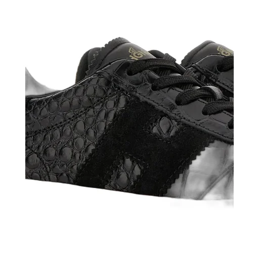 Cool Embossed Lace-Up Sneakers