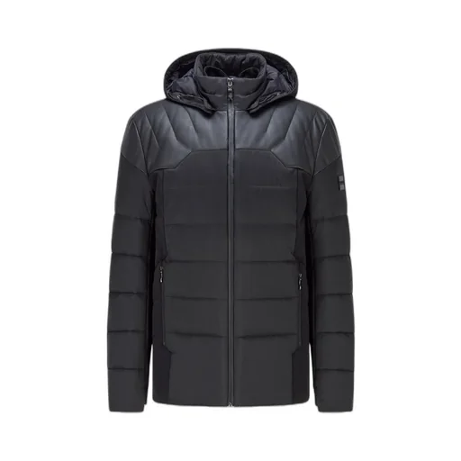 Cotton-Padded Suit With Hooded Jacket