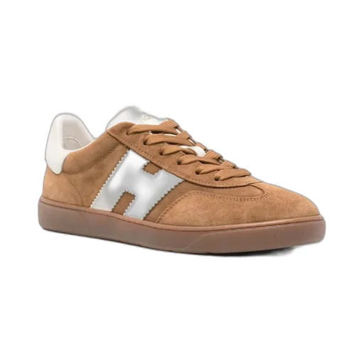 Hogan H647 Logo-Patch Low-Top Sneakers