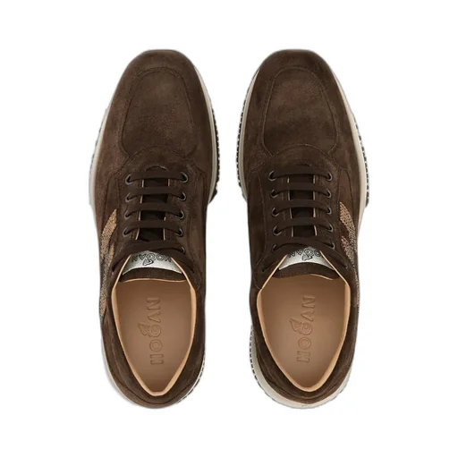 Crystal-Embellished Suede Sneakers