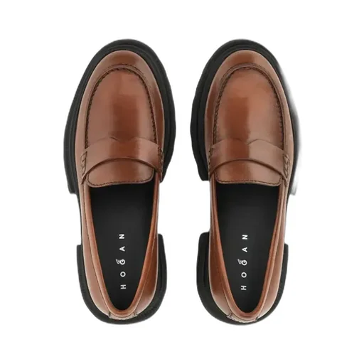 50Mm Penny-Strap Leather Loafers