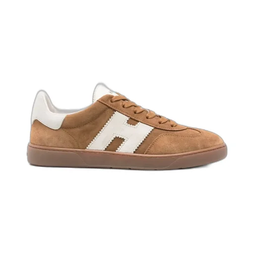 Hogan H647 Logo-Patch Low-Top Sneakers