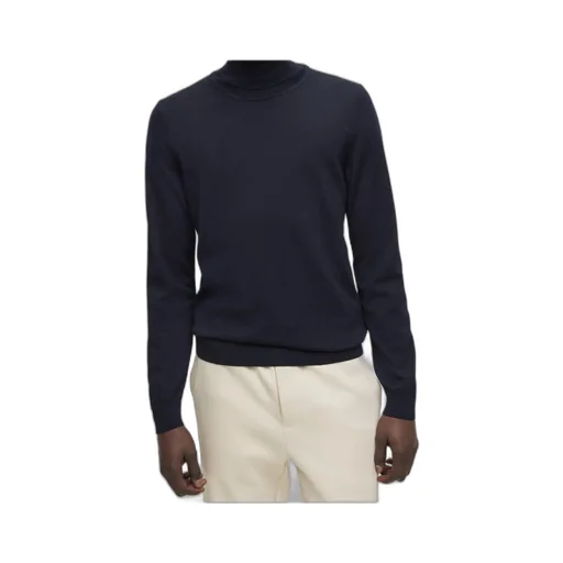 Roll-Neck Knitted Jumper