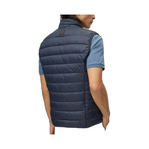 Water-Repellent Logo-Printed Zipped Gilet