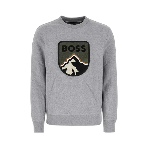 Cotton Sweatshirt With Appliqué Detail