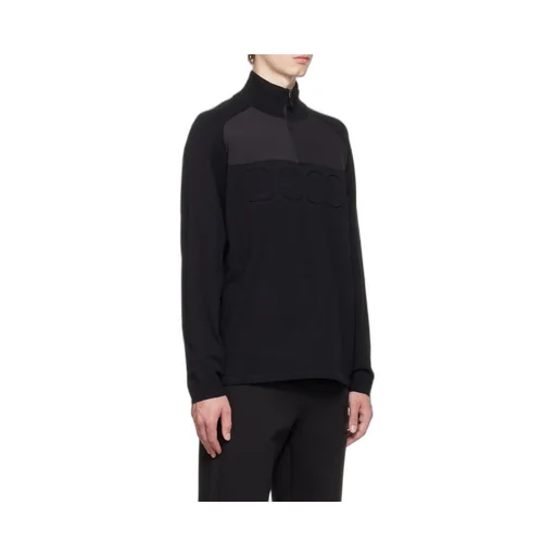 Logo Semi-Zipper Sweater