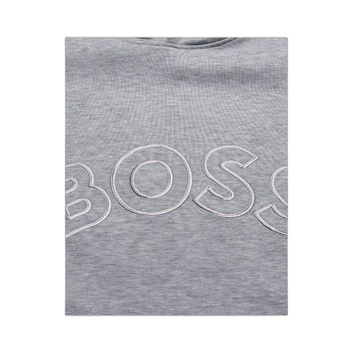 Curved Logo-Embroidered Drawstring Hoodie