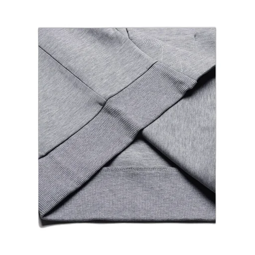 Curved Logo-Embroidered Drawstring Hoodie