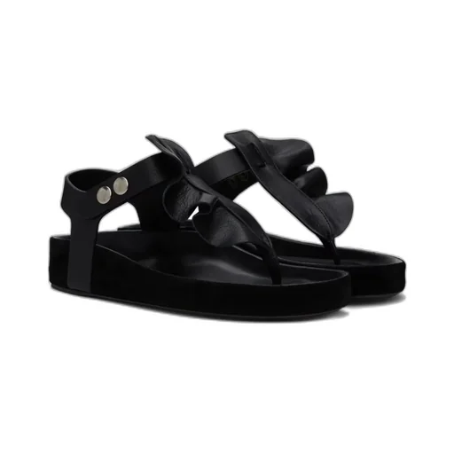 Isela Ruffled Sandals
