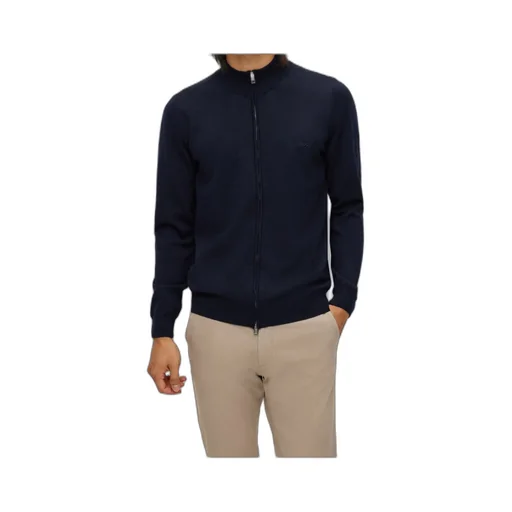 Zip-Up Virgin Wool Cardigan