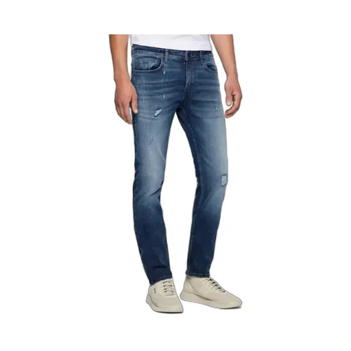 Logo Details Jeans