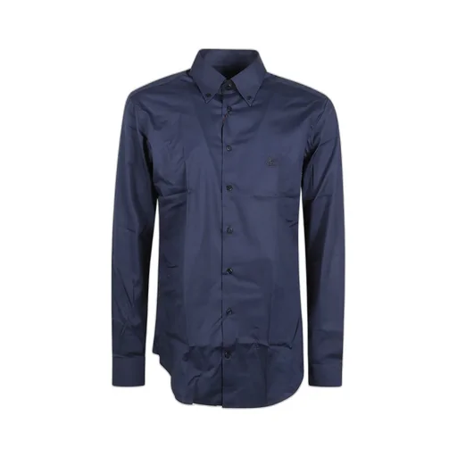 Plain-Coloured Button-Down Shirt
