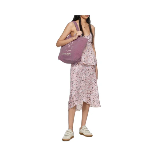 Motif Printed Midi Skirt