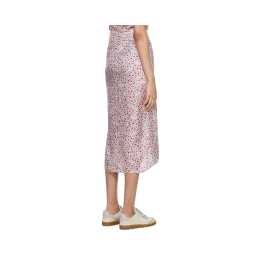 Motif Printed Midi Skirt
