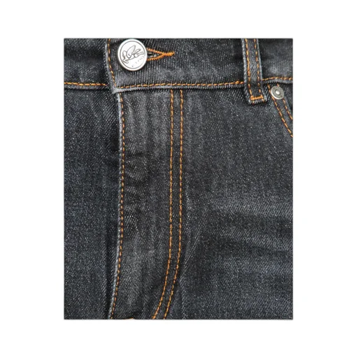 Logo Embroidered Mid-Rise Jeans