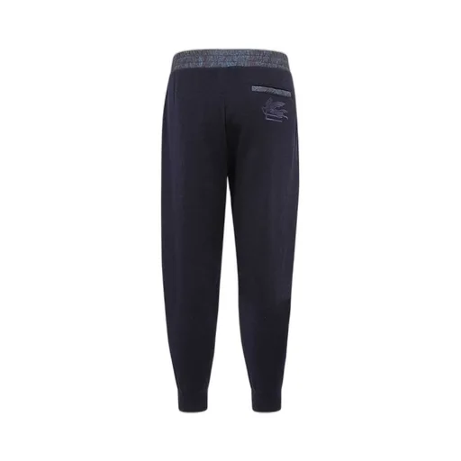Paisley Printed-Band Tapered-Leg Track Trousers