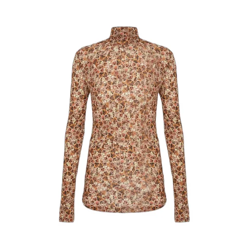 Multicolored Printed Knitted Top