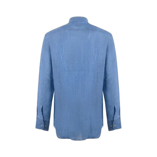 Pegaso-Embroidered Long-Sleeved Shirt